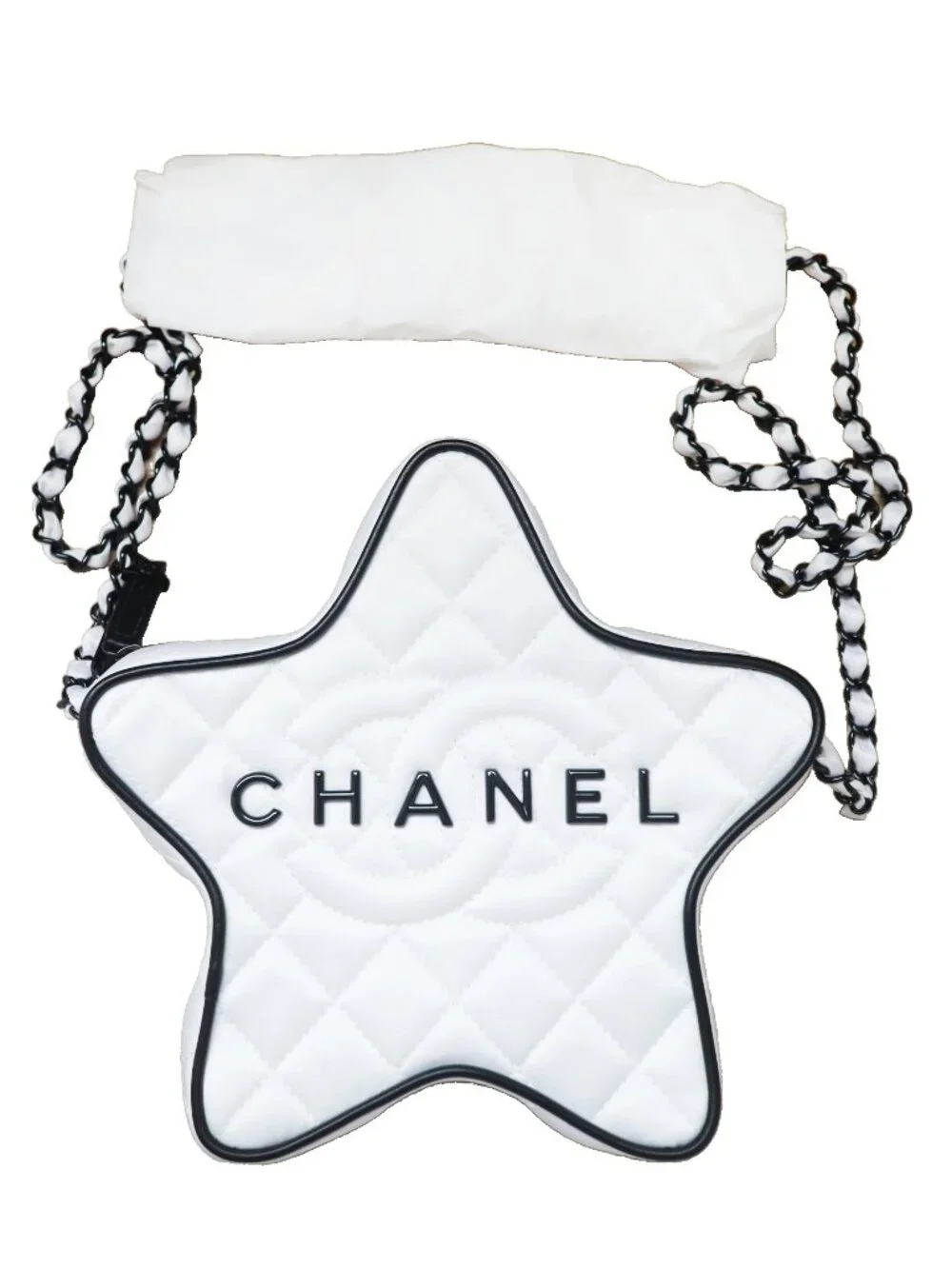 CHANEL 24 Cruise White STAR CC WALK OF FAME Hollywood Boulevard Crossbody Bag - Picture 5 of 14